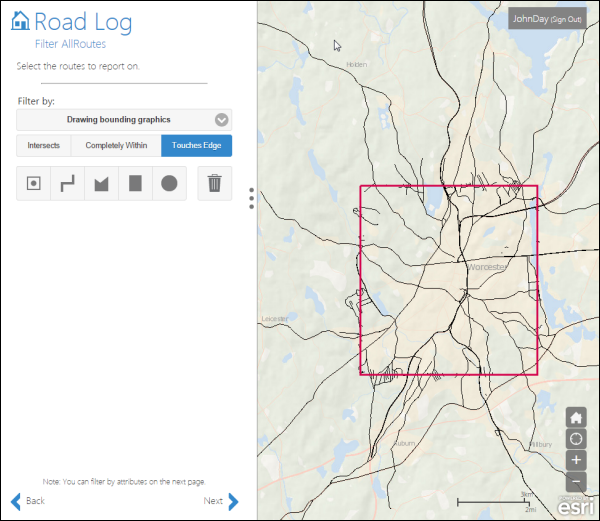 Routes that are touching the edge of the graphic Routes that are touching the edge of the graphic