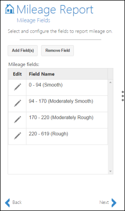 Range value fields added Range value fields added