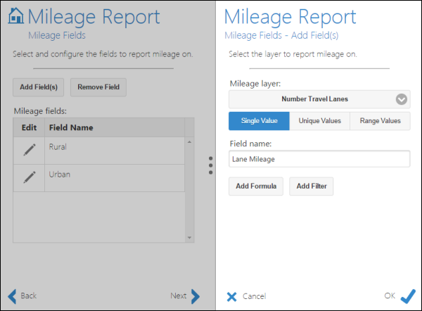 The second mileage field is added The second mileage field is added