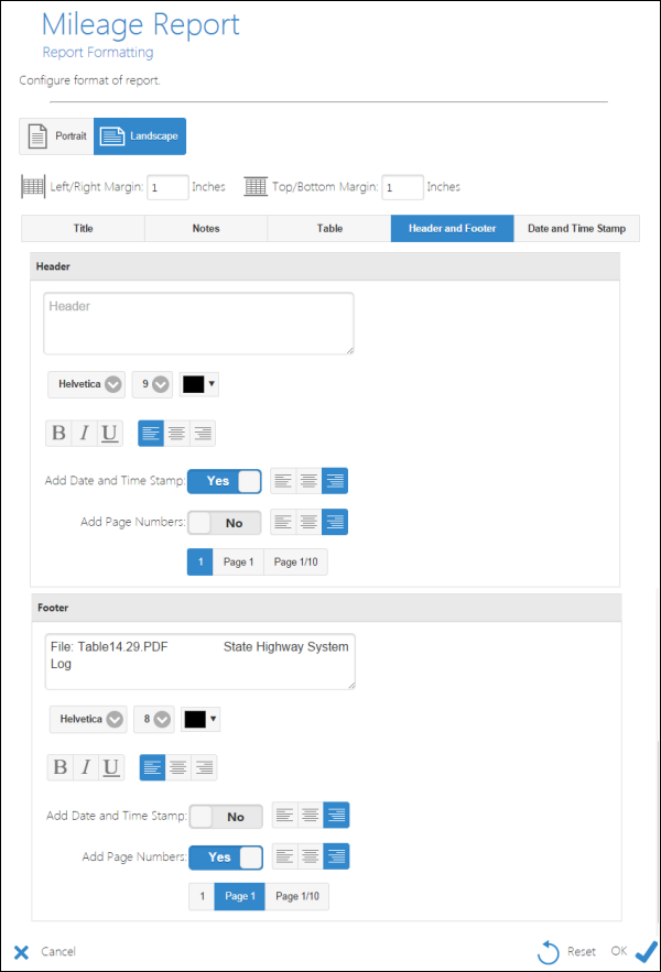 Adding header and footer Adding header and footer