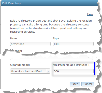 Maximum file age setting in Maximum file age setting in